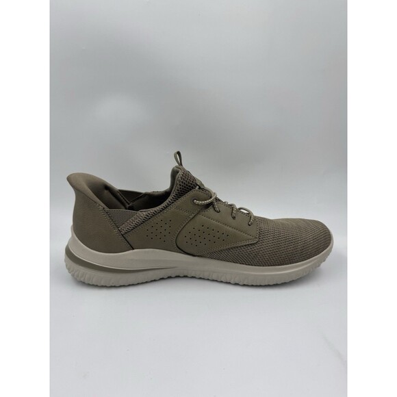 Skechers Men's Classic Fit Sneakers with Air-Cooled Memory Foam Tan Beige Sz 12 - Picture 12 of 14
